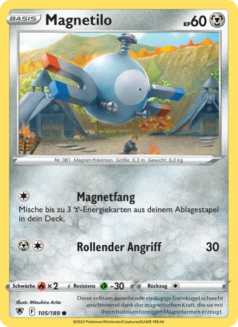 Magnemite [Magnetic Catch | Rolling Attack]