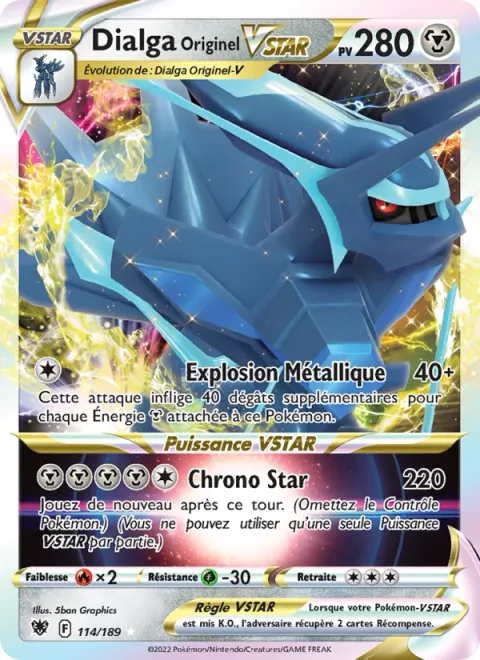 Origin Forme Dialga VSTAR [Metal Blast | Star Chronos]
