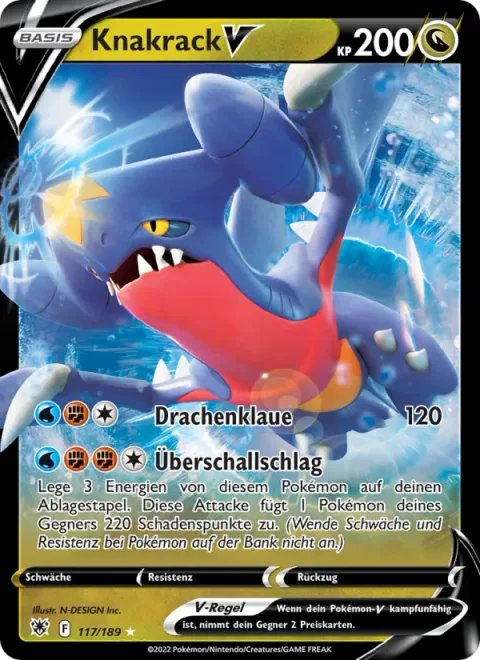 Garchomp V [Dragon Claw | Sonic Strike]