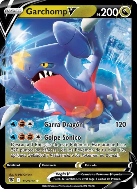 Garchomp V [Dragon Claw | Sonic Strike]