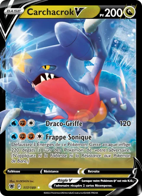 Garchomp V [Dragon Claw | Sonic Strike]