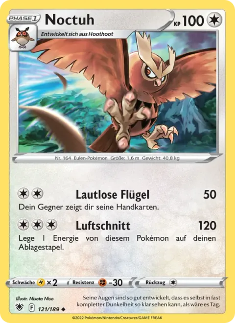 Noctowl [Silent Wing | Air Slash]