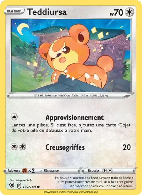 Teddiursa [Gather Food | Dig Claws]