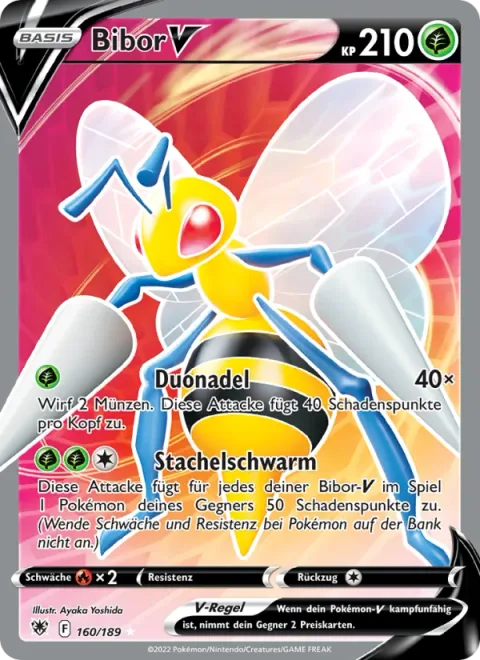 Beedrill V [Twineedle | Swarming Sting]