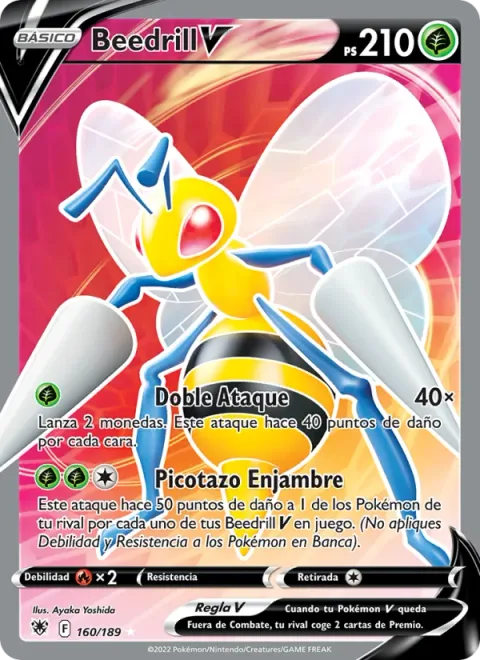 Beedrill V [Twineedle | Swarming Sting]