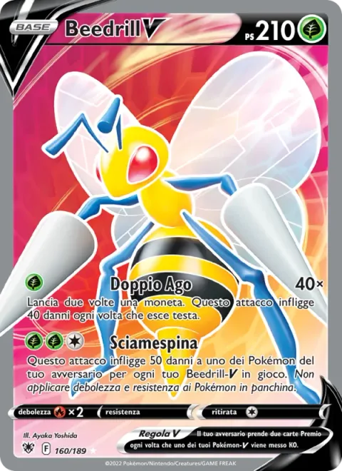 Beedrill V [Twineedle | Swarming Sting]