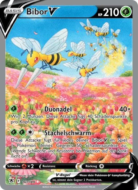Beedrill V [Twineedle | Swarming Sting]