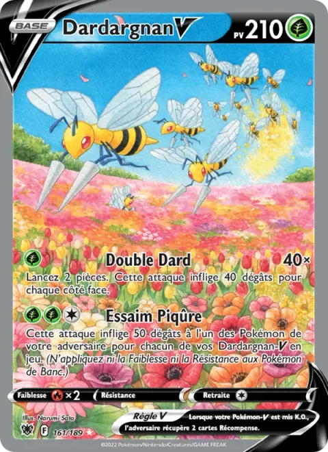 Beedrill V [Twineedle | Swarming Sting]