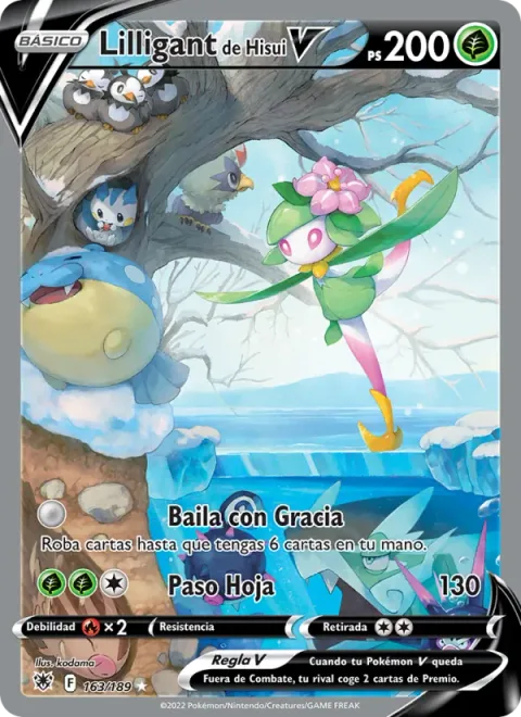 Hisuian Lilligant V [Dance Gracefully | Leaf Step]