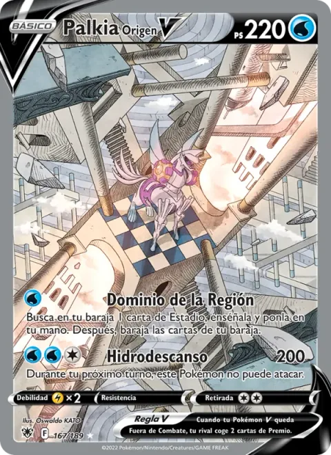 Origin Forme Palkia V [Rule the Region | Hydro Break]