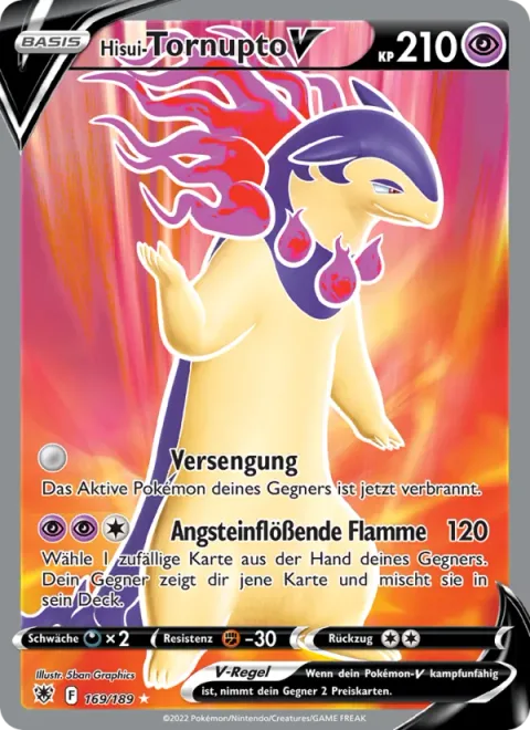 Hisuian Typhlosion V [Singe | Petrifying Flame]