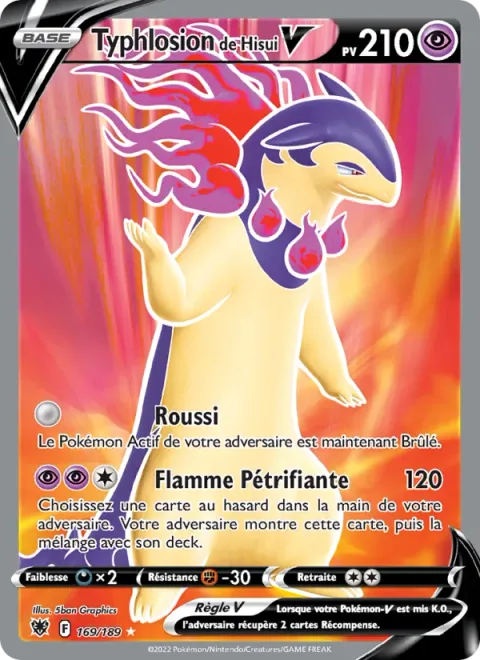 Hisuian Typhlosion V [Singe | Petrifying Flame]