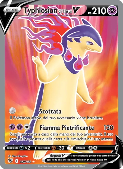 Hisuian Typhlosion V [Singe | Petrifying Flame]