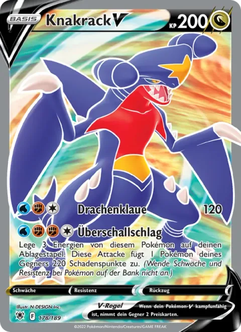 Garchomp V [Dragon Claw | Sonic Strike]