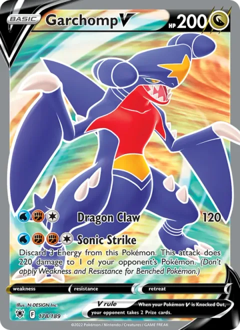 Garchomp V [Dragon Claw | Sonic Strike]