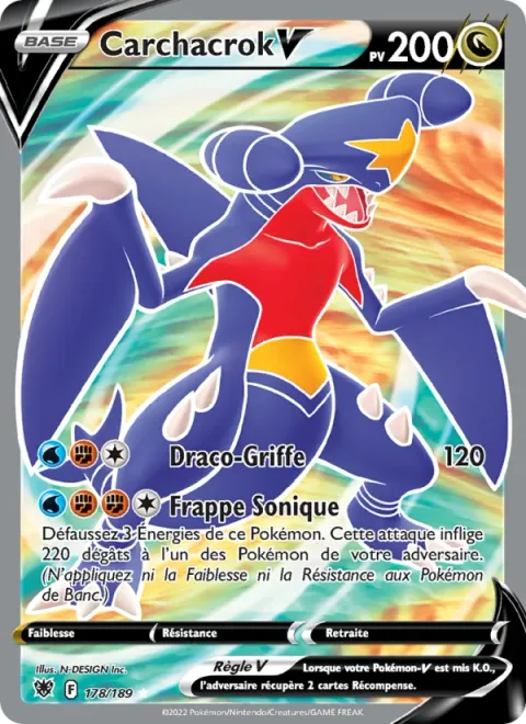 Garchomp V [Dragon Claw | Sonic Strike]