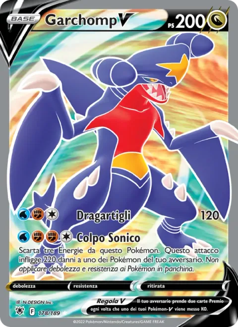 Garchomp V [Dragon Claw | Sonic Strike]