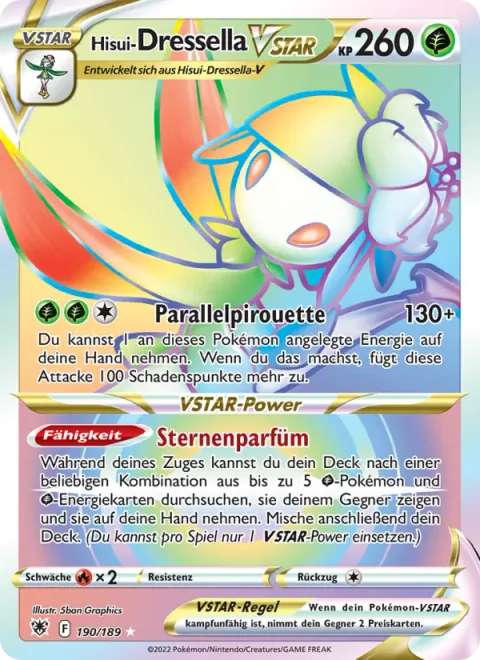 Hisuian Lilligant VSTAR [Parallel Spin | Star Perfume]