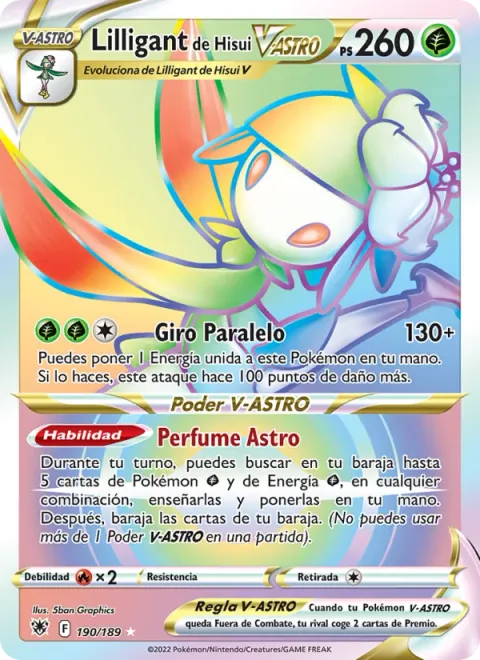 Hisuian Lilligant VSTAR [Parallel Spin | Star Perfume]