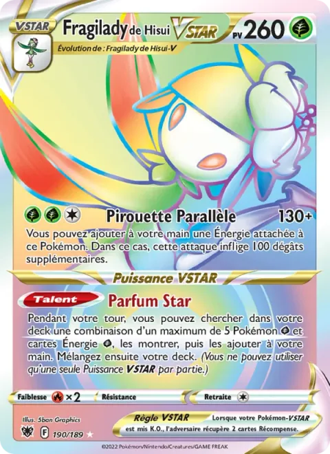 Hisuian Lilligant VSTAR [Parallel Spin | Star Perfume]