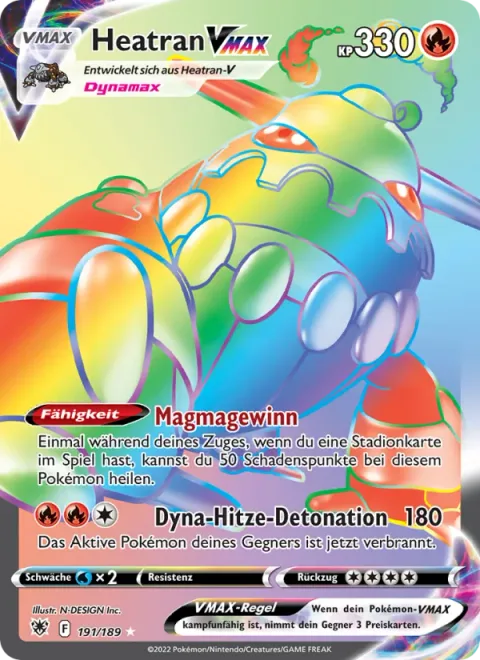 Heatran VMAX [Magma Gain | Max Heat Burst]