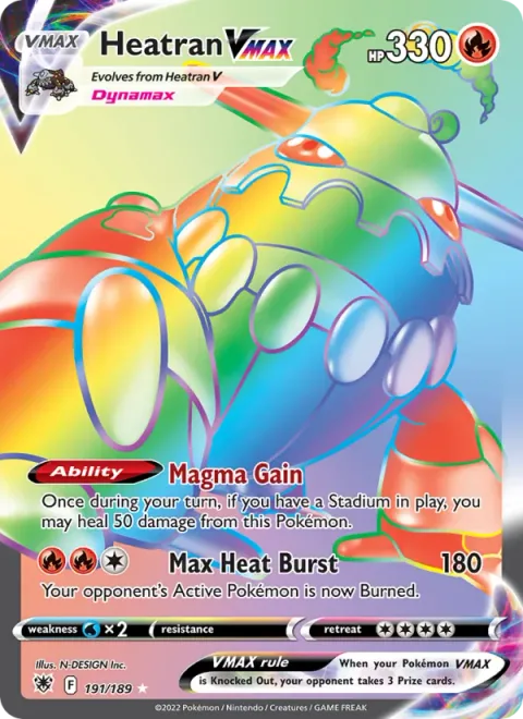 Heatran VMAX [Magma Gain | Max Heat Burst]