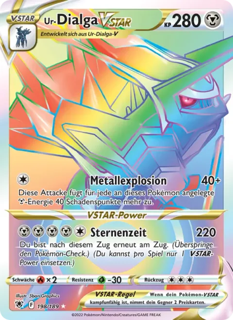 Origin Forme Dialga VSTAR [Metal Blast | Star Chronos]