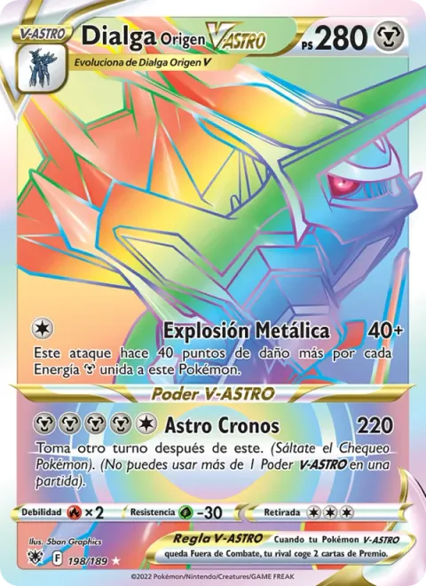 Origin Forme Dialga VSTAR [Metal Blast | Star Chronos]