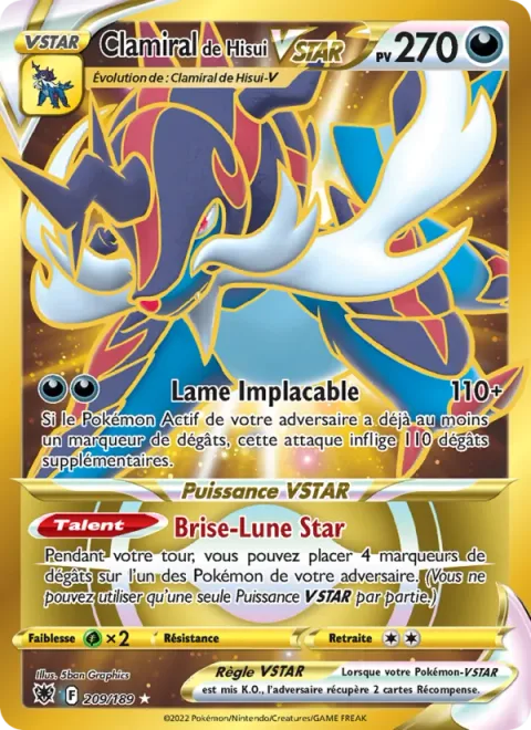 Hisuian Samurott VSTAR [Merciless Blade | Moon Cleave Star]