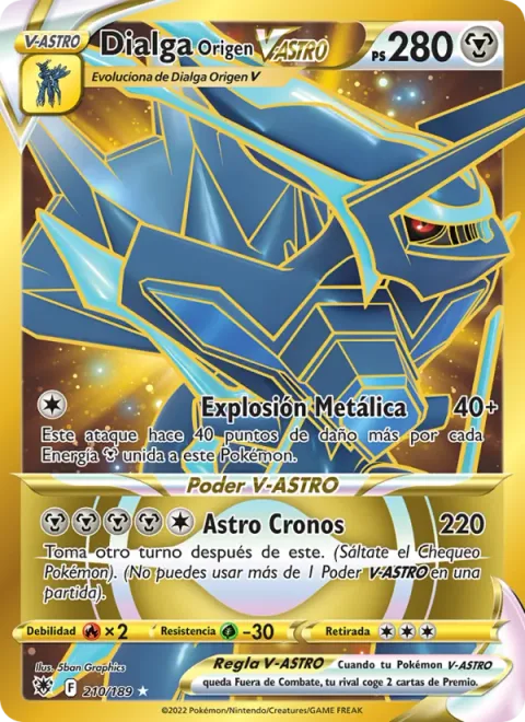 Origin Forme Dialga VSTAR [Metal Blast | Star Chronos]