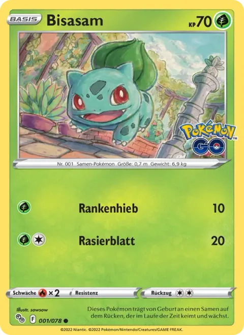 Bulbasaur [Vine Whip | Razor Leaf]