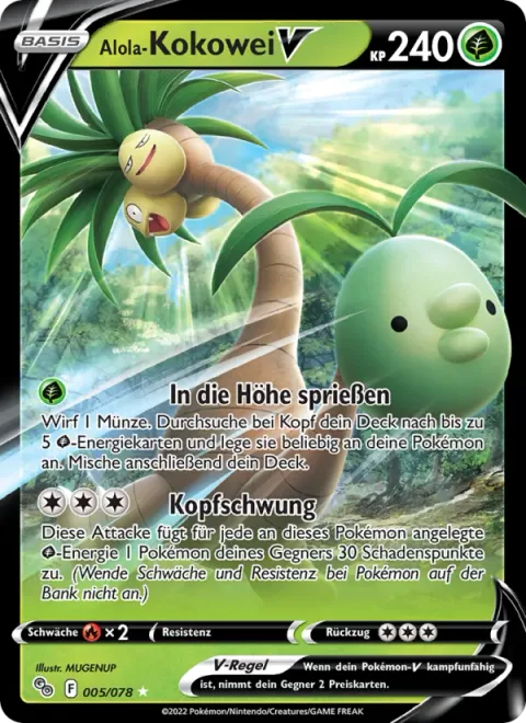 Alolan Exeggutor V [Growing Tall | Head Swing]