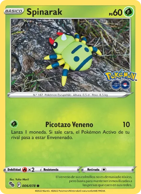 Spinarak [Poison Sting | GO]