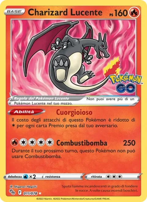 Radiant Charizard [Excited Heart | Combustion Blast]