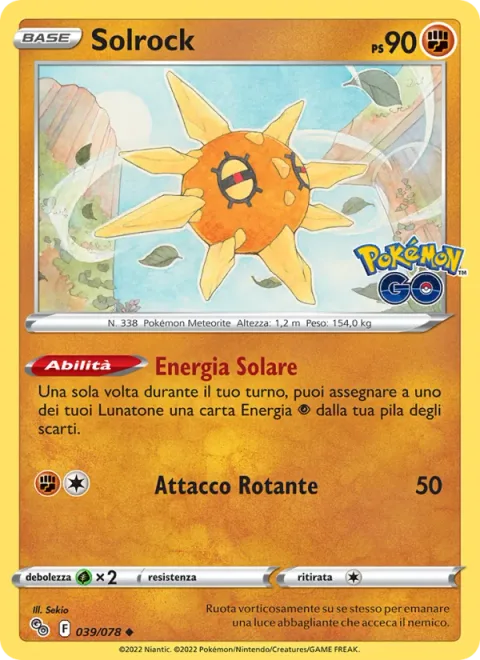 Solrock [Sun Energy | Spinning Attack]