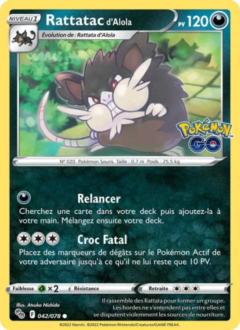 Alolan Raticate [Chase Up | Super Fang]