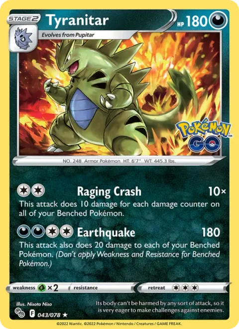 Tyranitar [Raging Crash | Earthquake]
