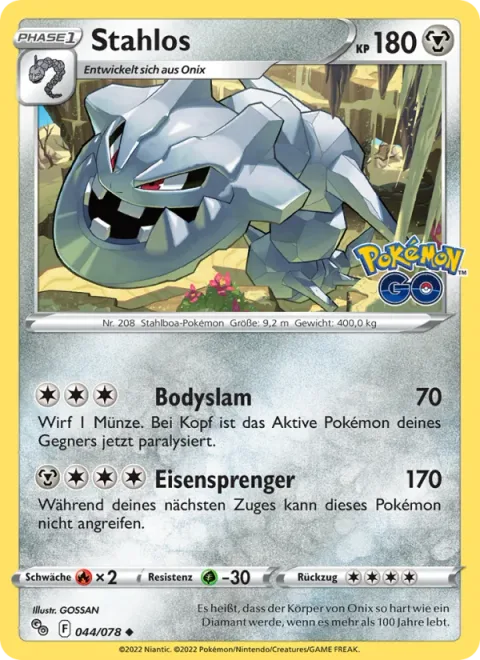 Steelix [Body Slam | Iron Buster]
