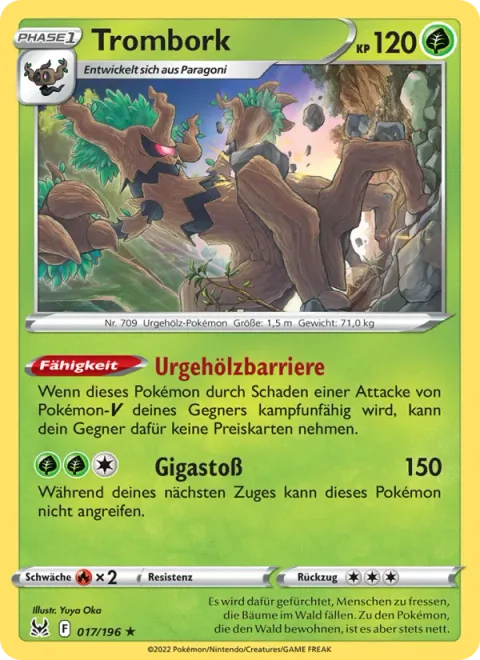 Trevenant [Elder Tree Barrier | Giga Impact]