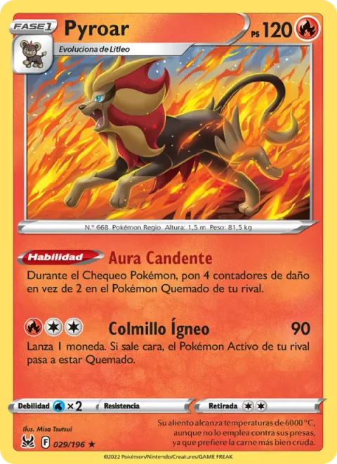 Pyroar [Scorching Aura | Fire Fang]