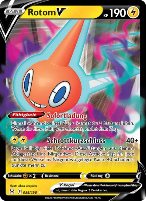 Rotom V [Instant Charge | Scrap Short]