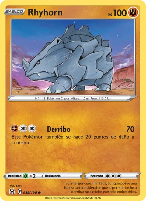 Rhyhorn [Take Down | S9A]