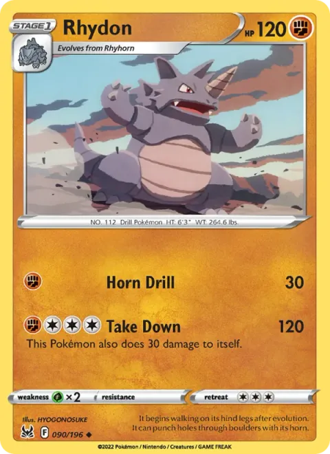 Rhydon [Horn Drill | Take Down]