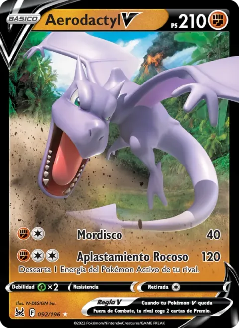 Aerodactyl V [Bite | Rock Crush]