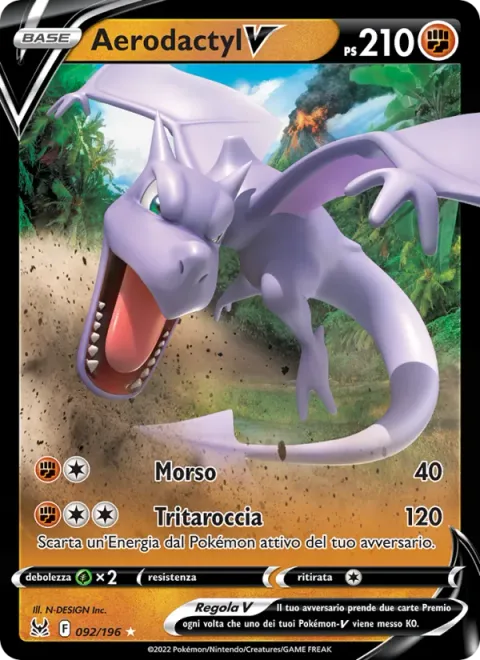 Aerodactyl V [Bite | Rock Crush]