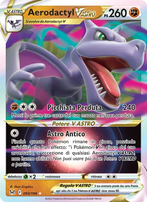 Aerodactyl VSTAR [Lost Dive | Ancient Star]