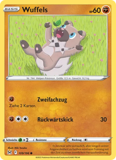 Rockruff [Double Draw | Rear Kick]