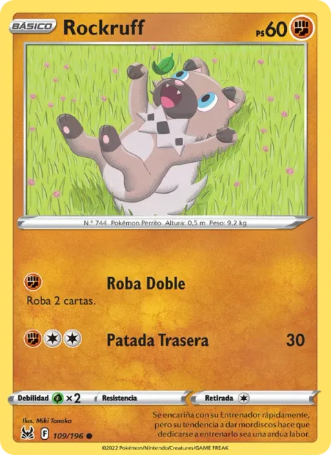 Rockruff [Double Draw | Rear Kick]