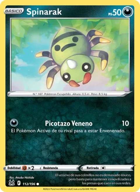 Spinarak [Poison Sting | s10D]