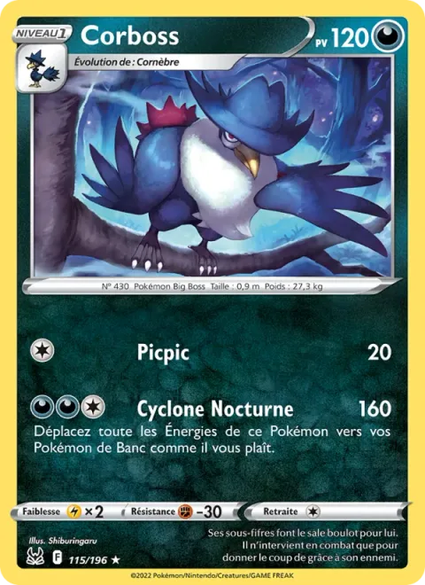 Honchkrow [Peck | Night Cyclone]